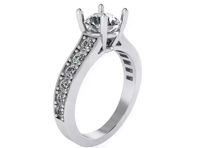 Round Diamond Ring 1434