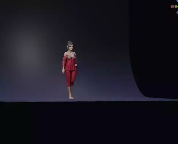 Hot female beautiful Cinematic Character