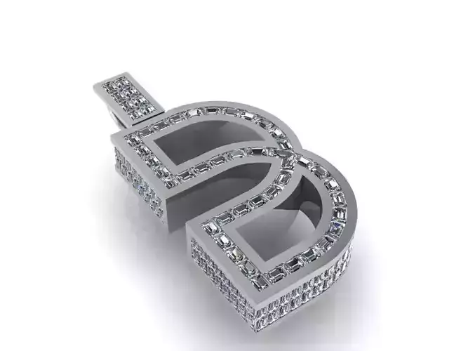 52 Number Diamond Pendant 1442