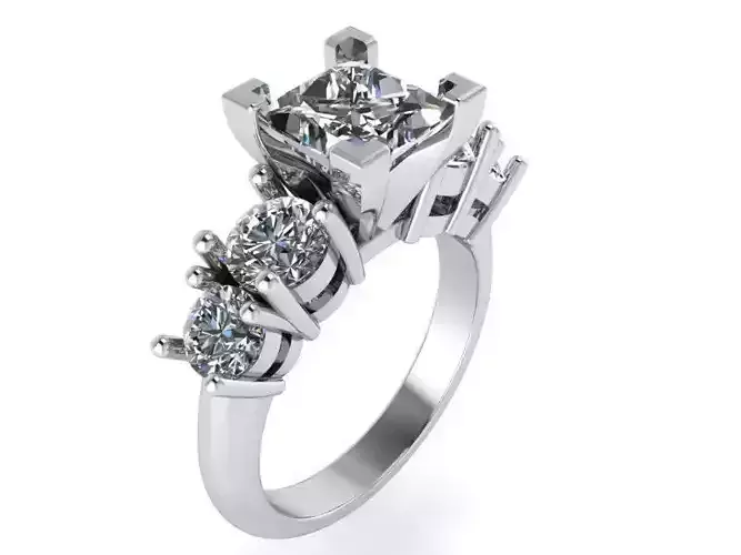 Princess Diamond Ring 1467