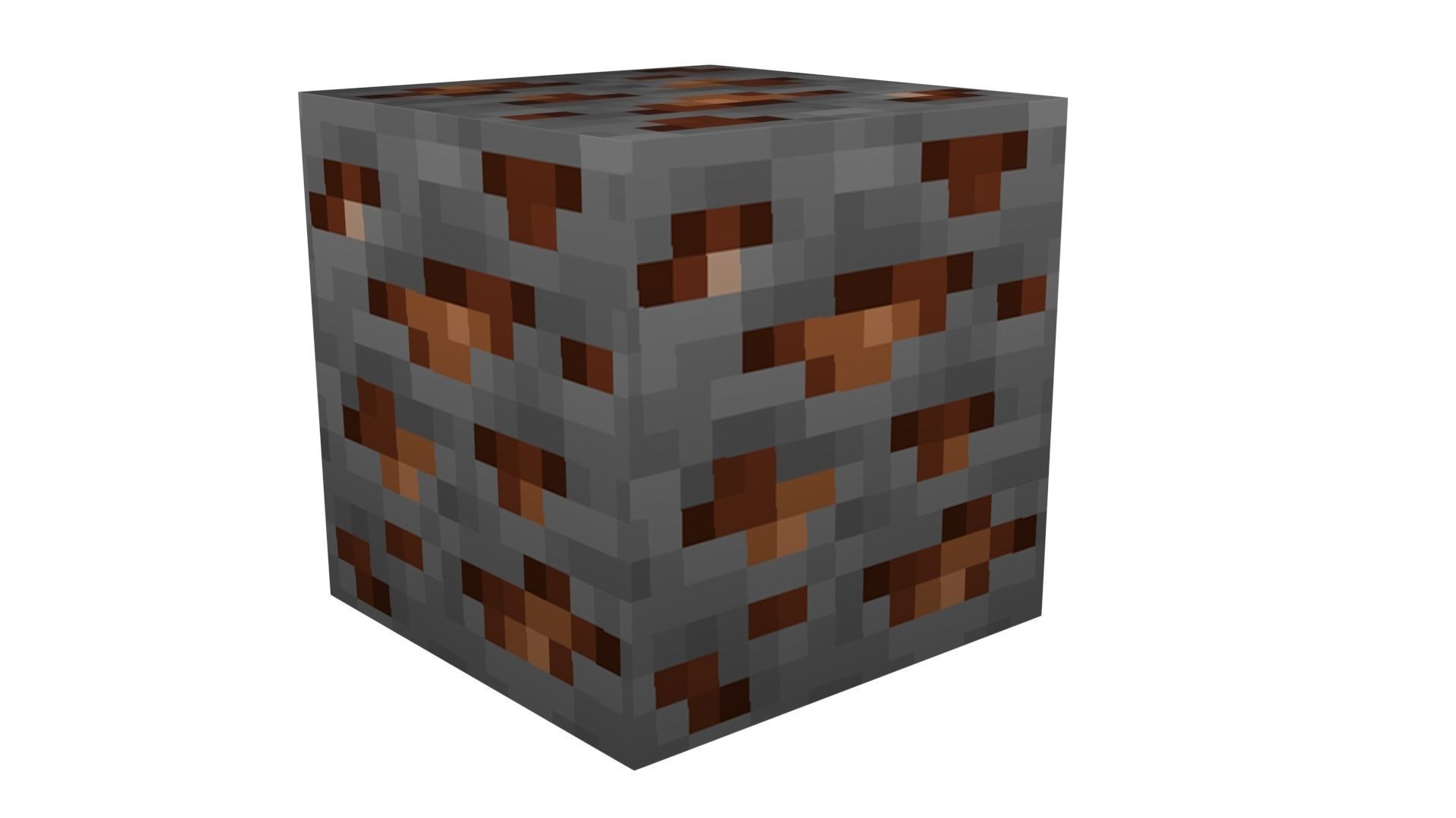 Minecraft Bronze 3D model_2