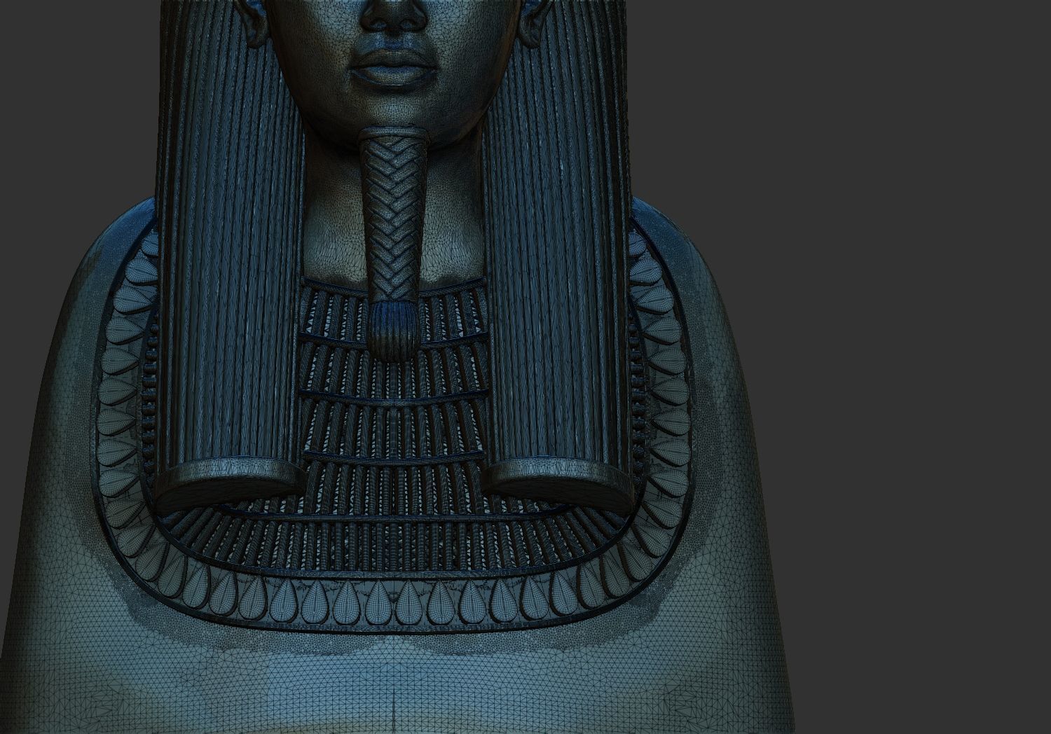 Tutankhamun Shabti Shu Merit Amun Statue 3D Printable model 3D print model_8