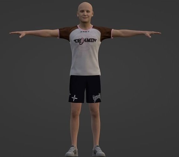 bald clix  3D model