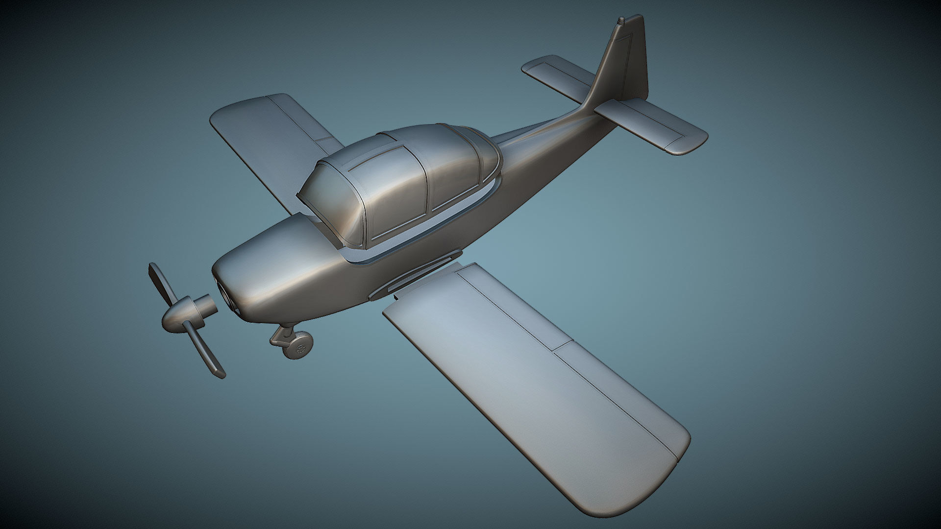 SIAT MBB-223 Flamingo - 3D Printable Model 3D print model_1