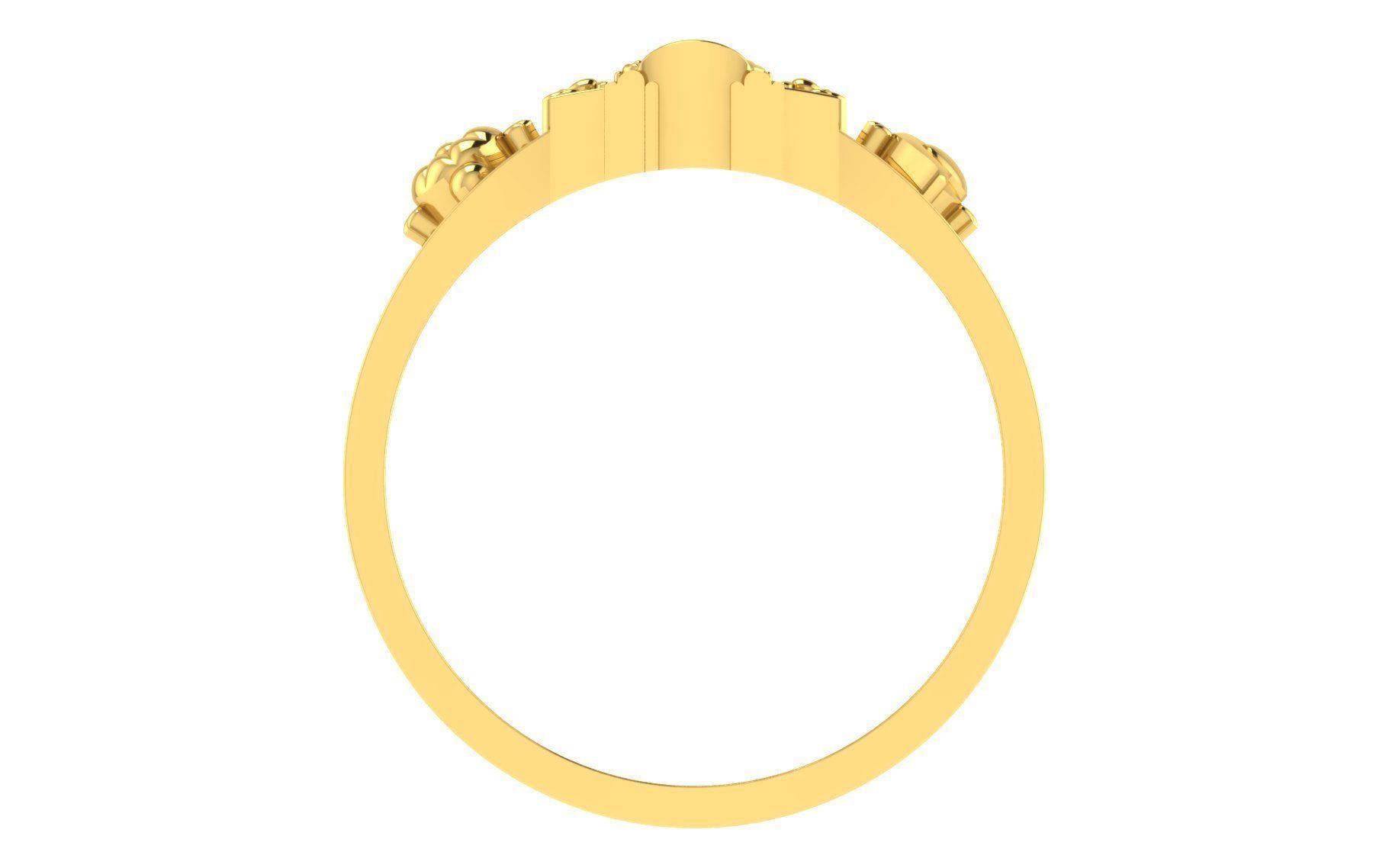 Diamond Ring  3D print model_1