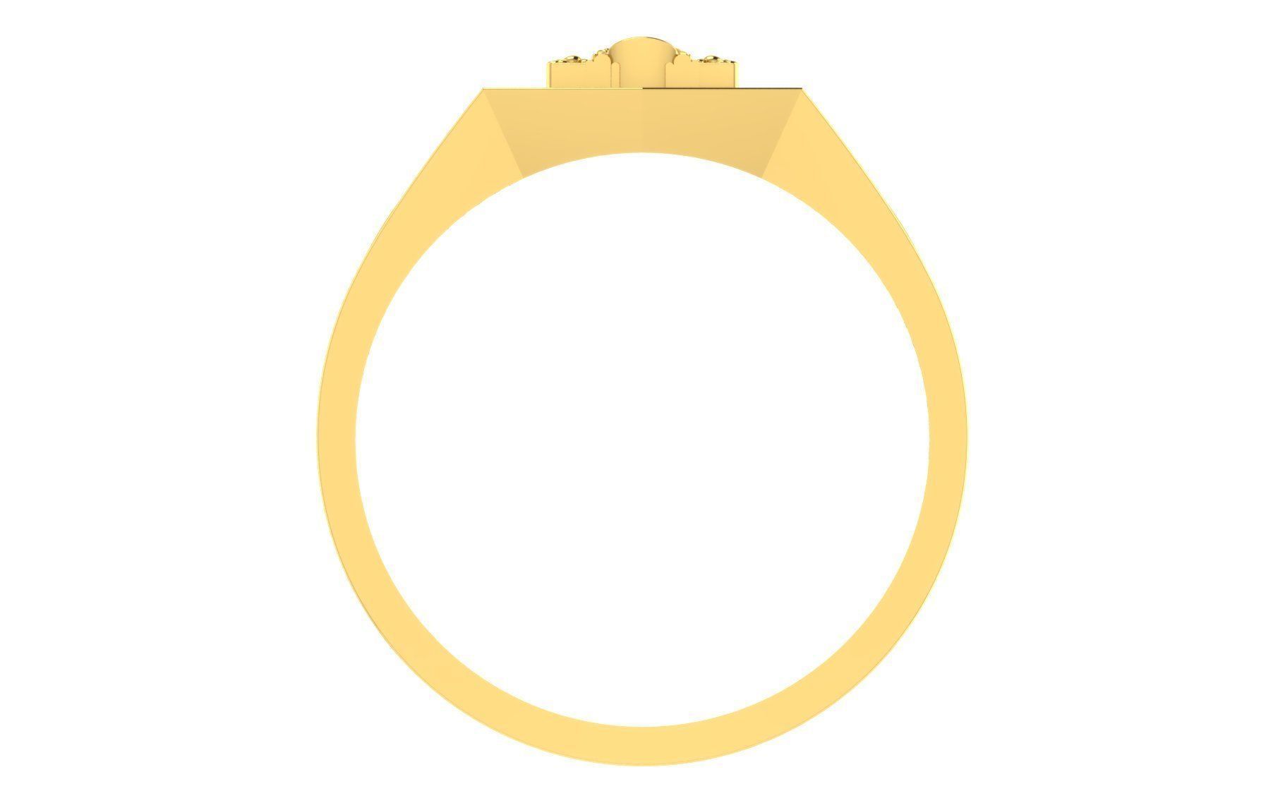 Diamond Ring  3D print model_1