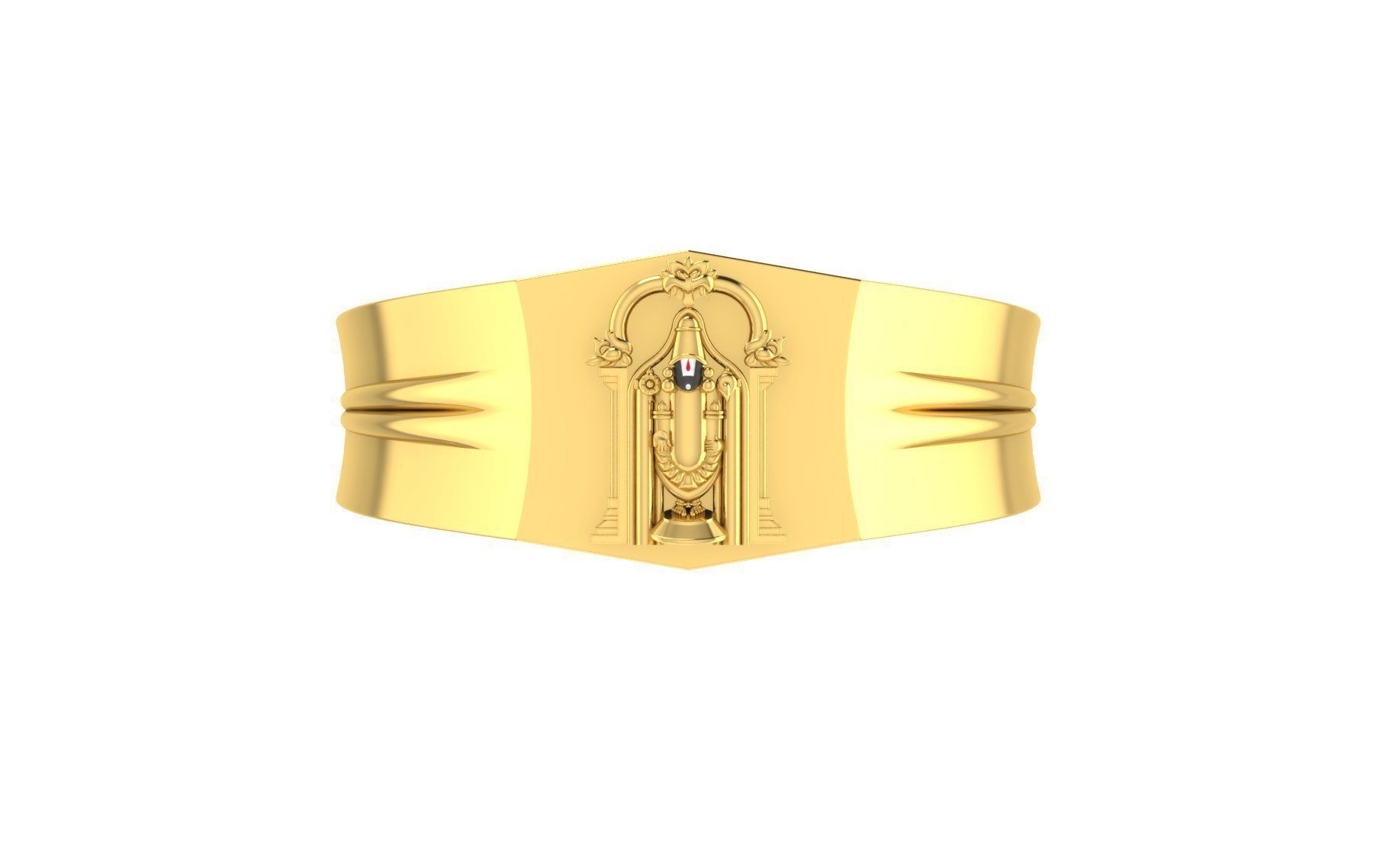 Diamond Ring  3D print model_3