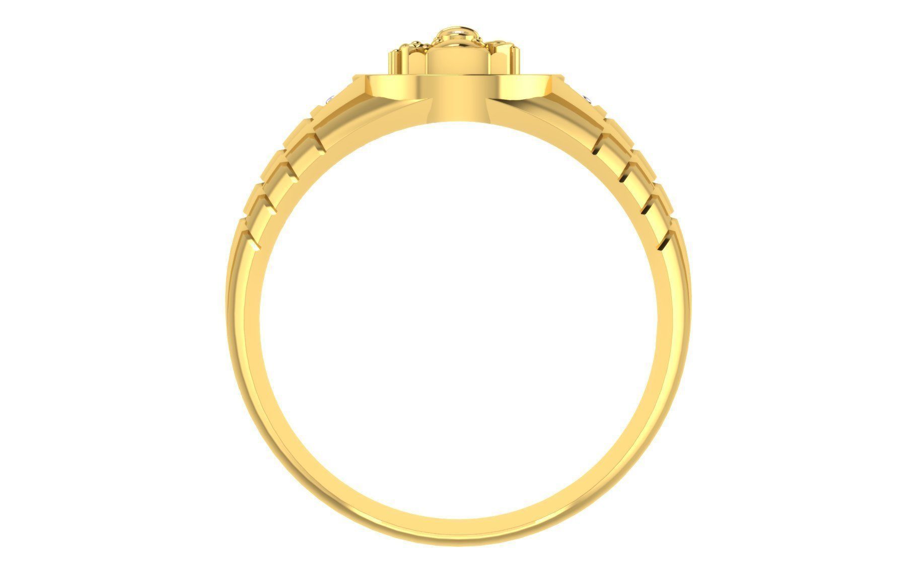 Diamond Ring  3D print model_1