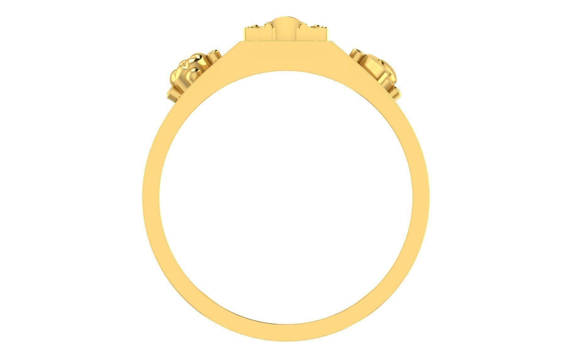 Diamond Ring  3D print model_1