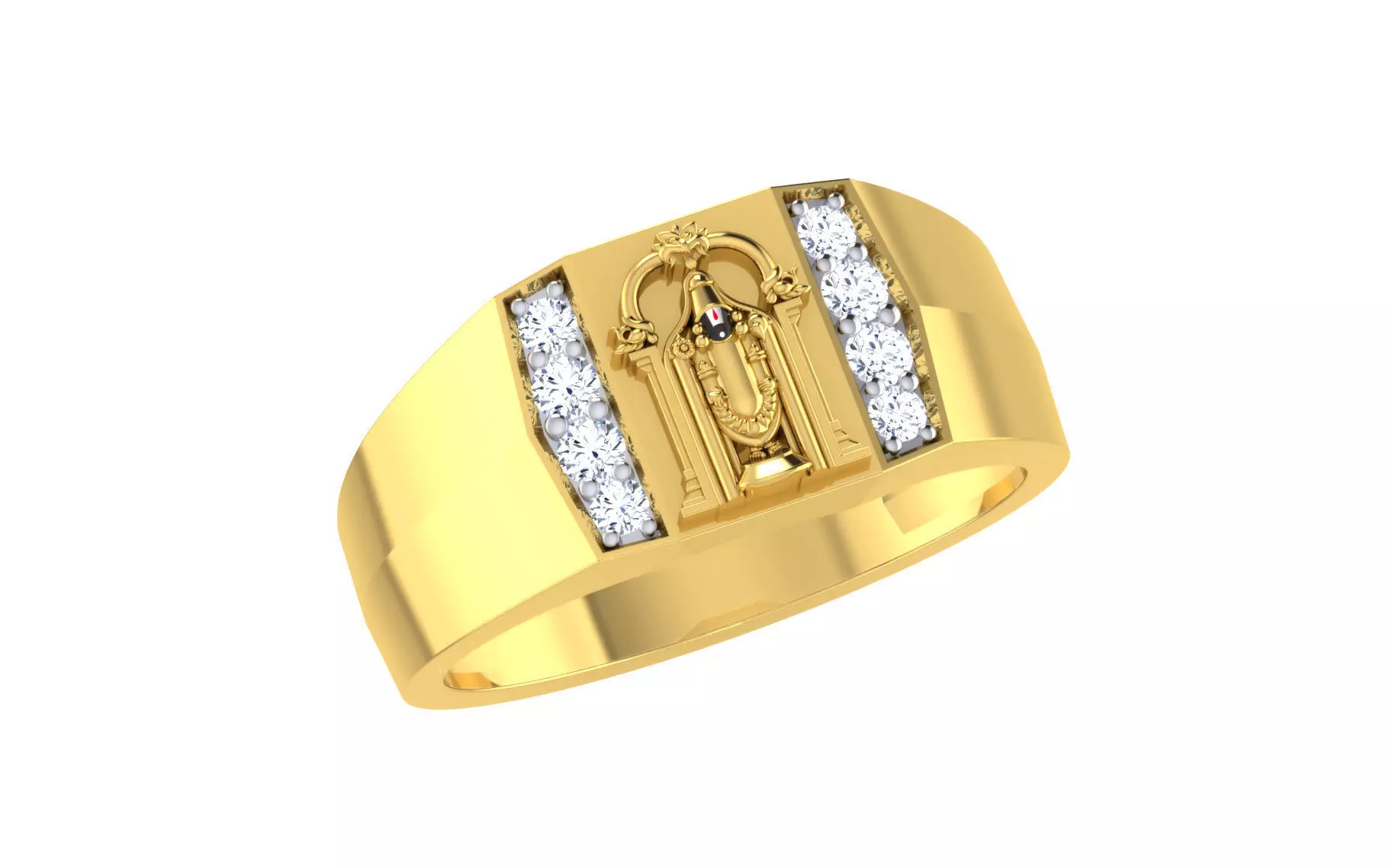 Diamond Ring  3D print model_0