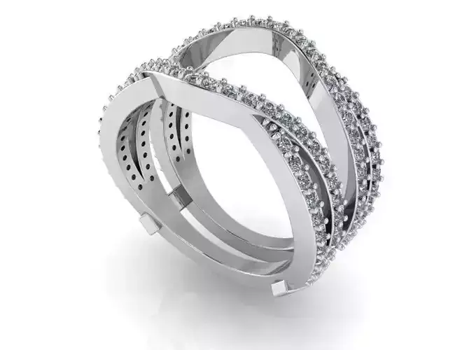 Diamond Ring Set 2 pcs 1483