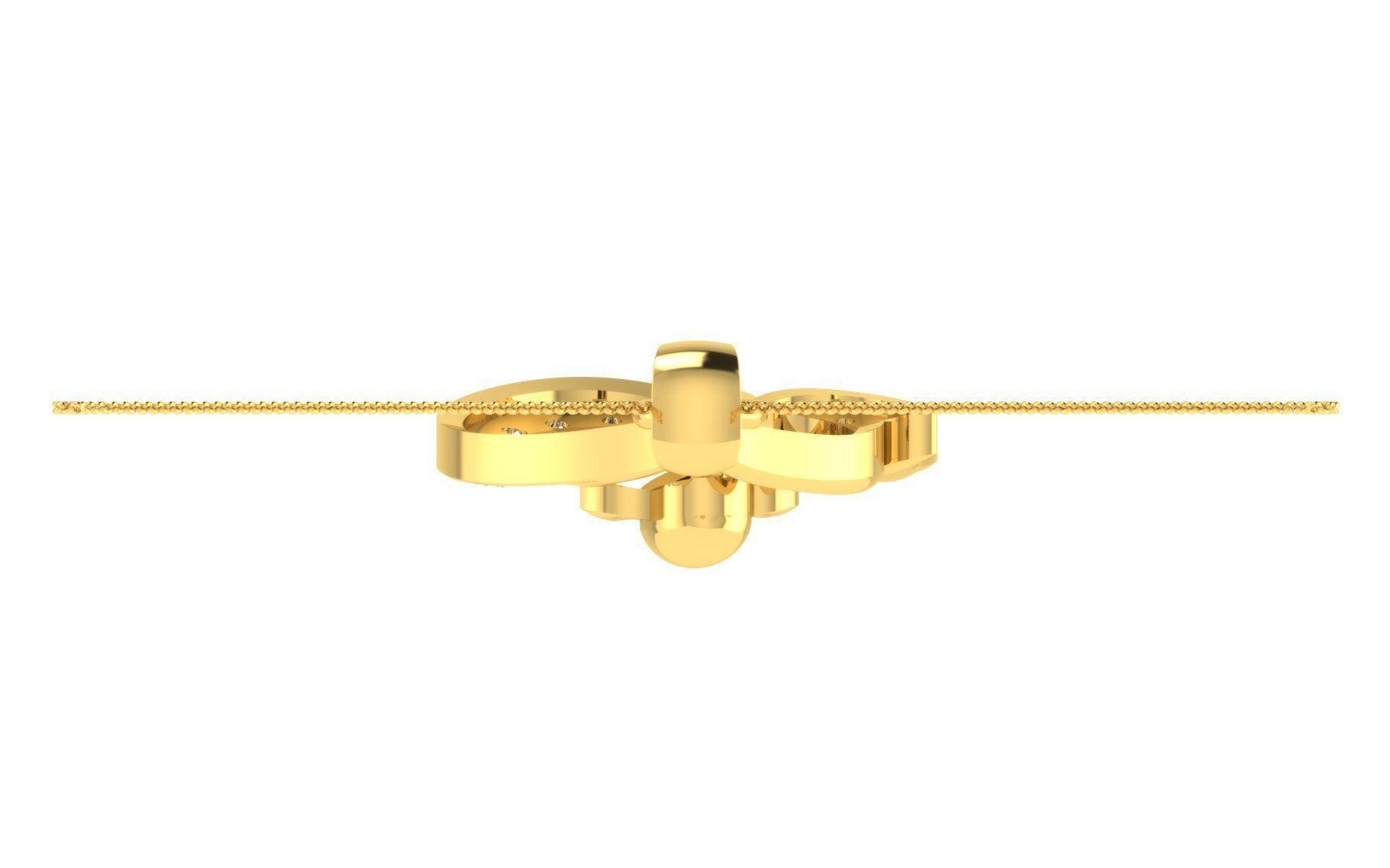 Diamond Pendant 3D print model_4