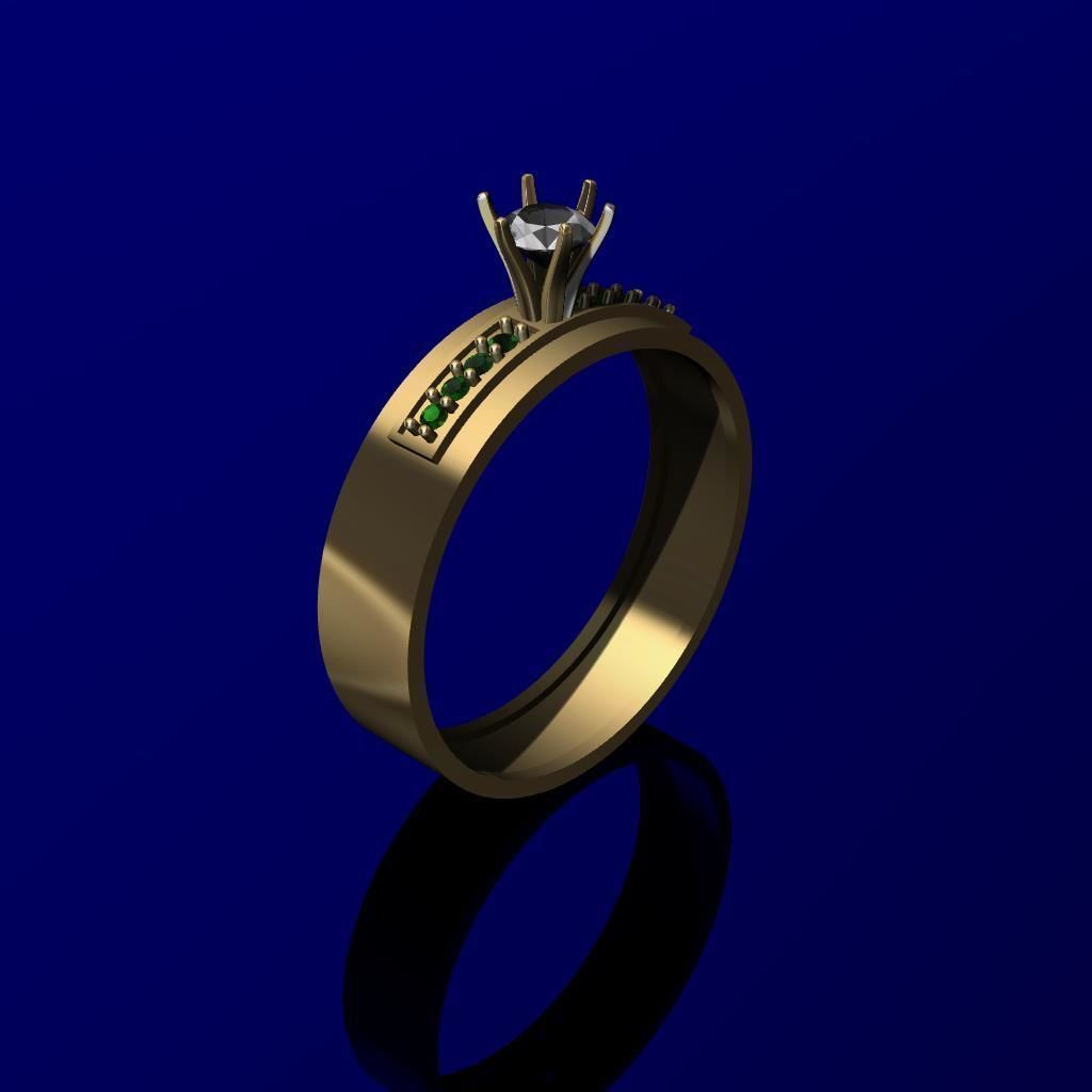 ANILLO BVLGARI 3D print model_1