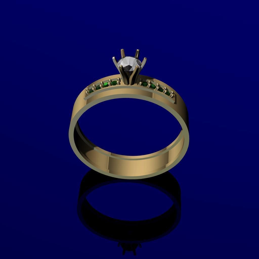 ANILLO BVLGARI 3D print model_2