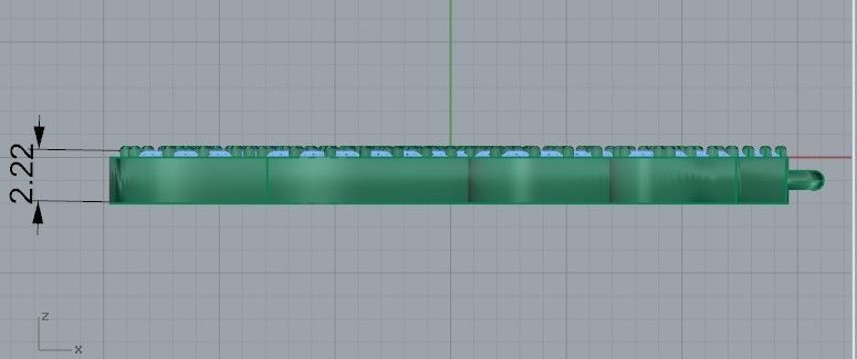 Del Name Diamond Pendant 1490 3D print model_6