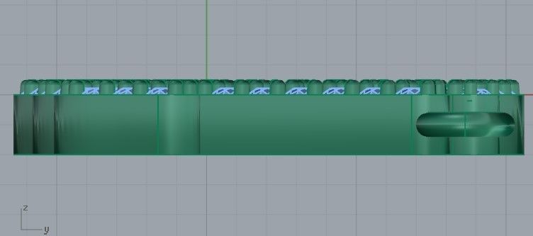 Del Name Diamond Pendant 1490 3D print model_7