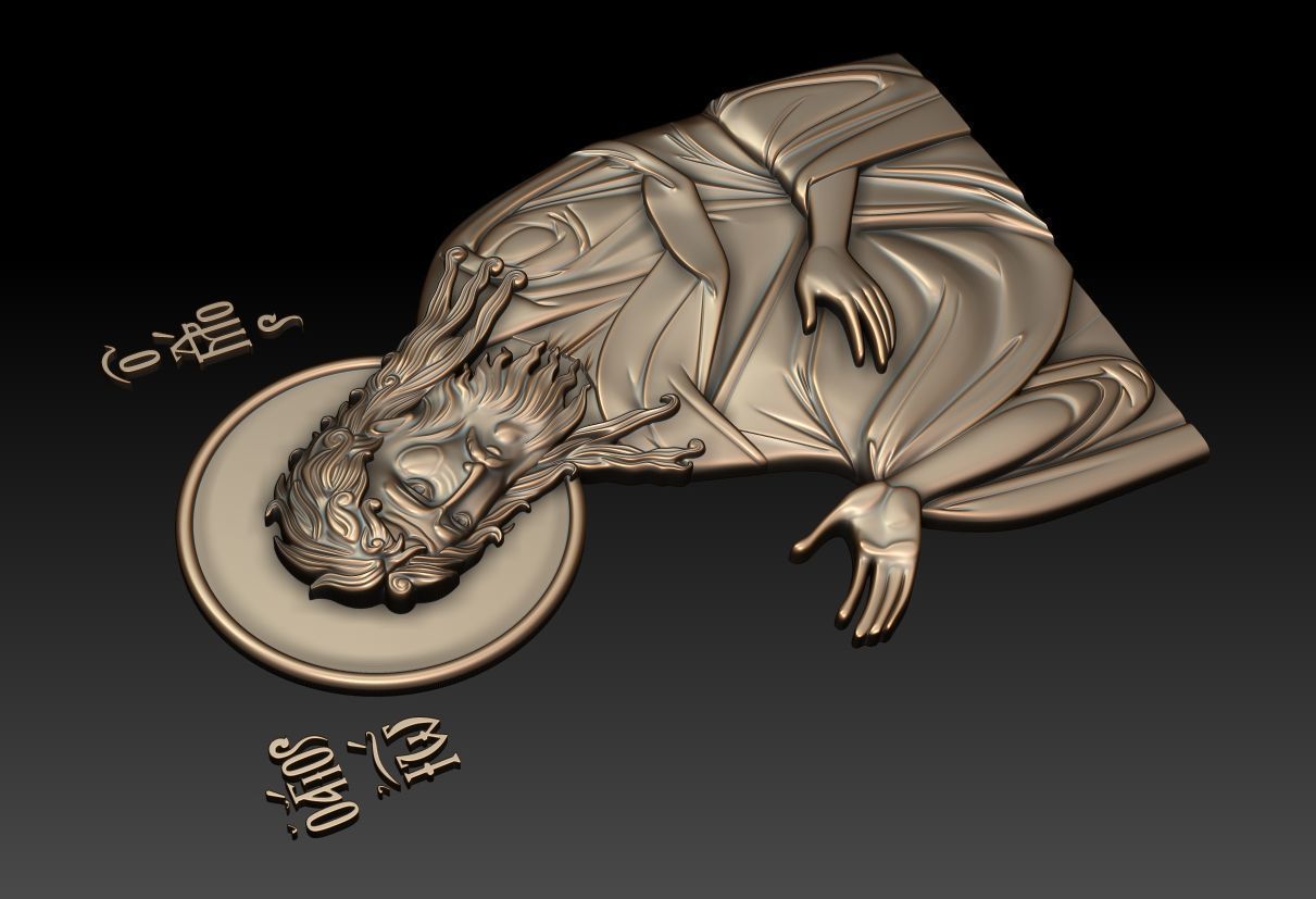 Saint John the Baptist 3D print model_8