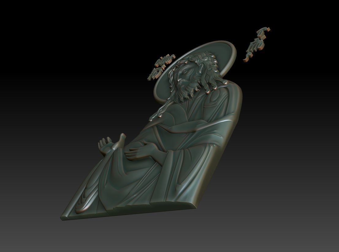 Saint John the Baptist 3D print model_11