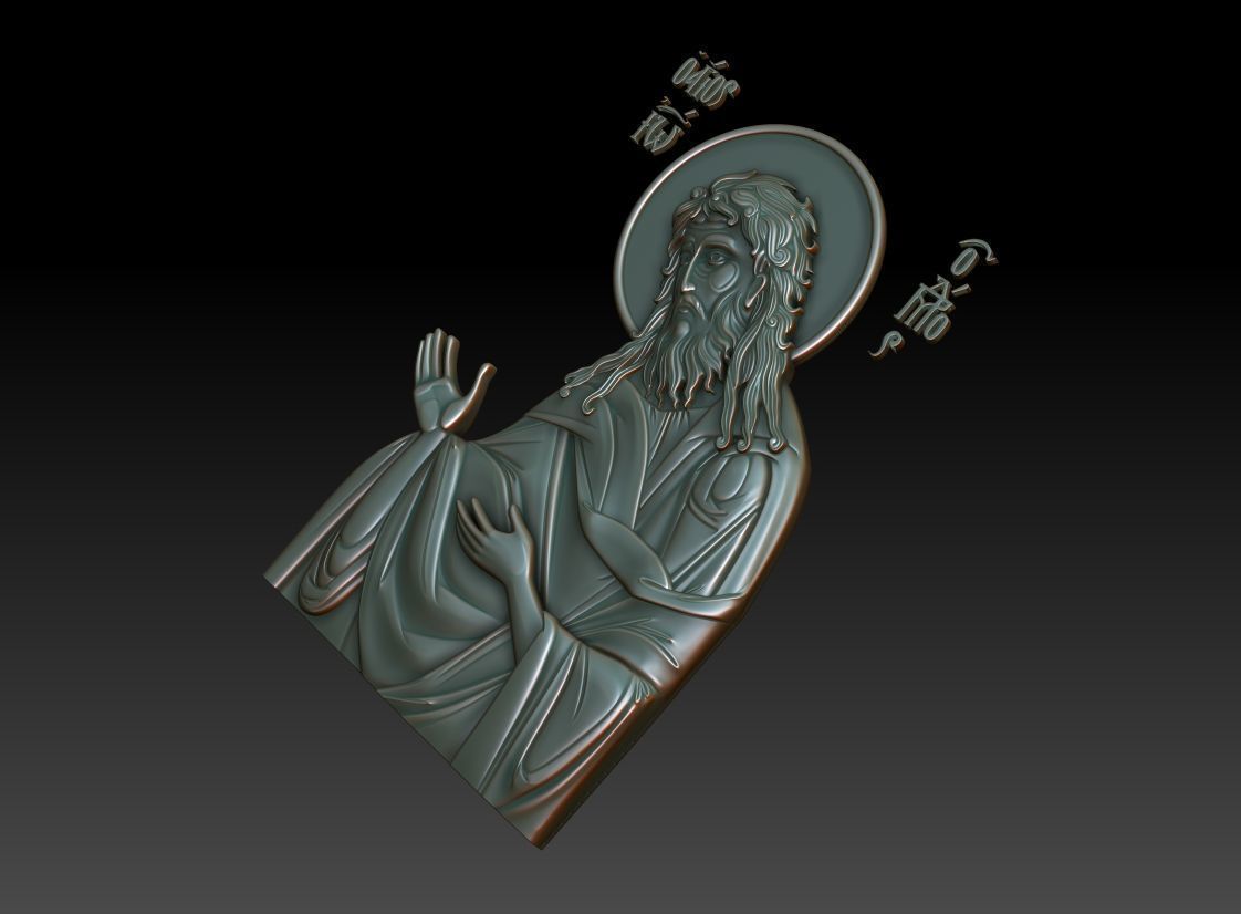 Saint John the Baptist 3D print model_12
