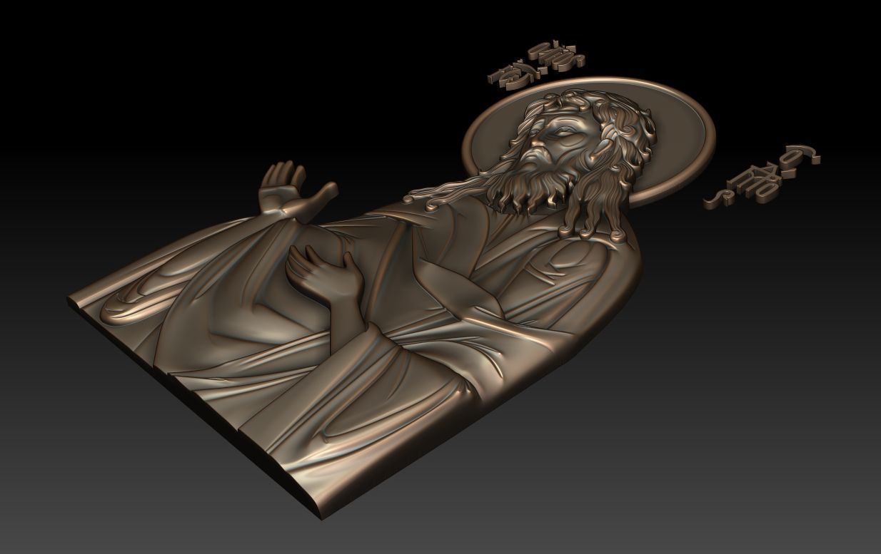 Saint John the Baptist 3D print model_3