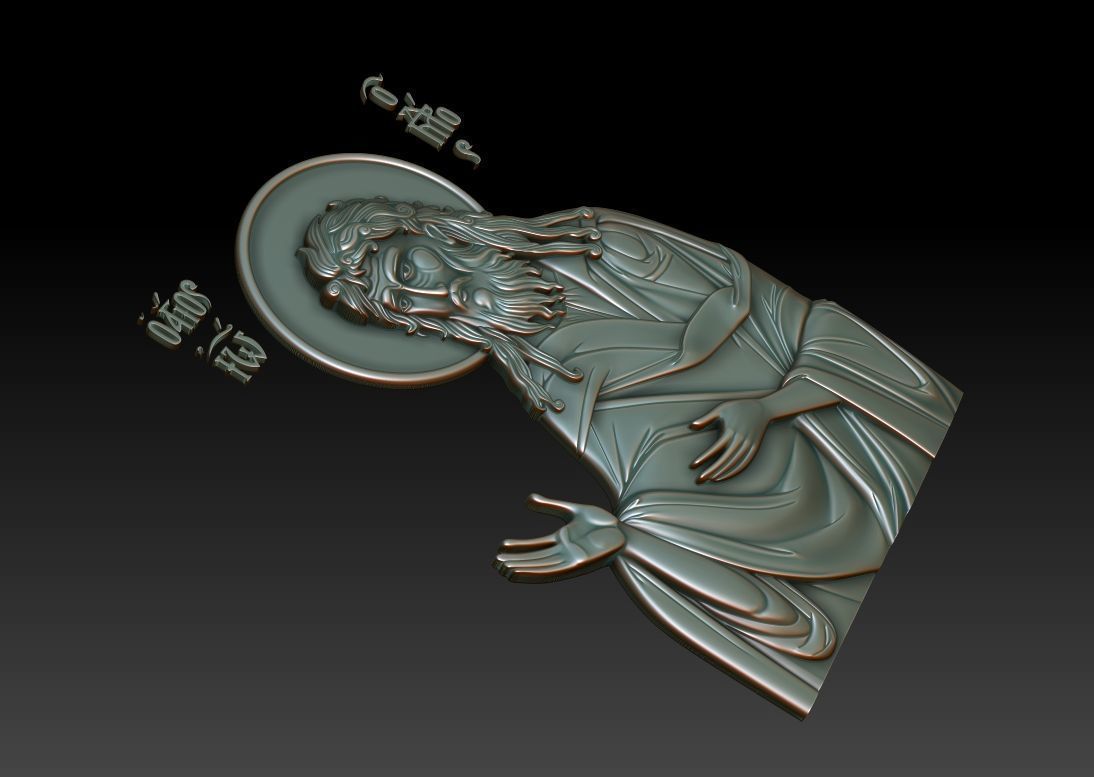 Saint John the Baptist 3D print model_10