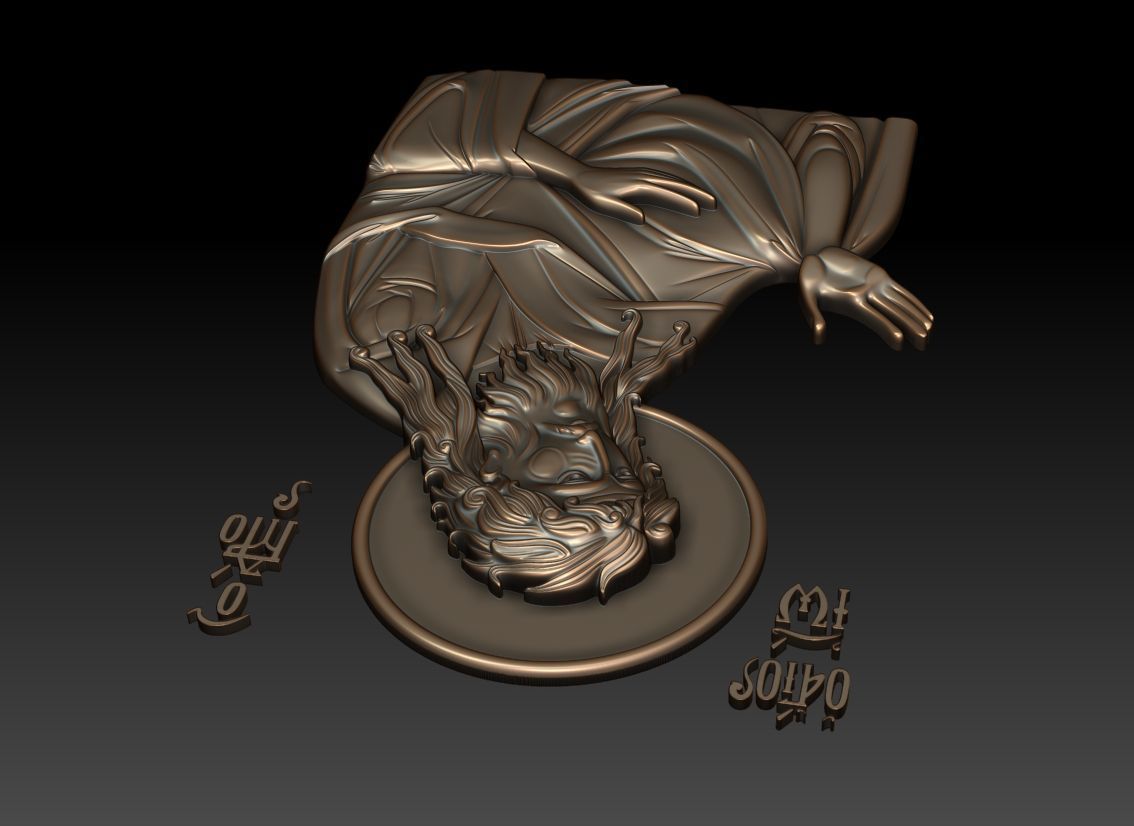 Saint John the Baptist 3D print model_7