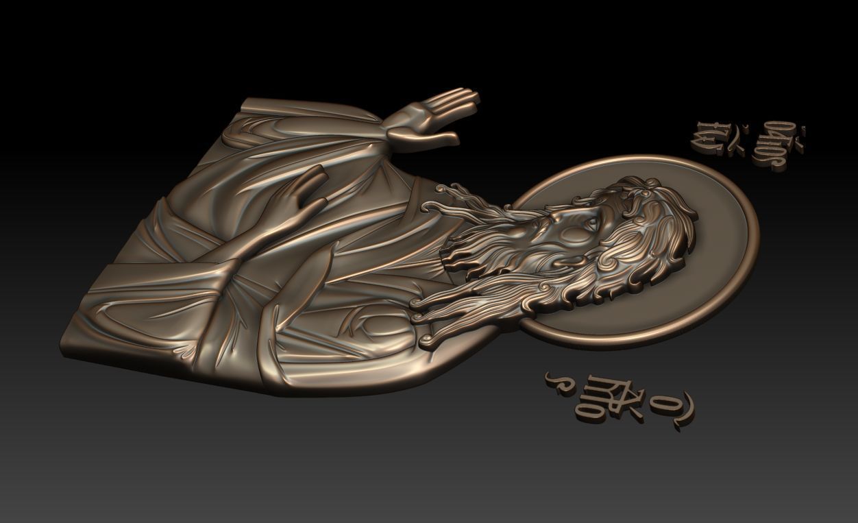 Saint John the Baptist 3D print model_6