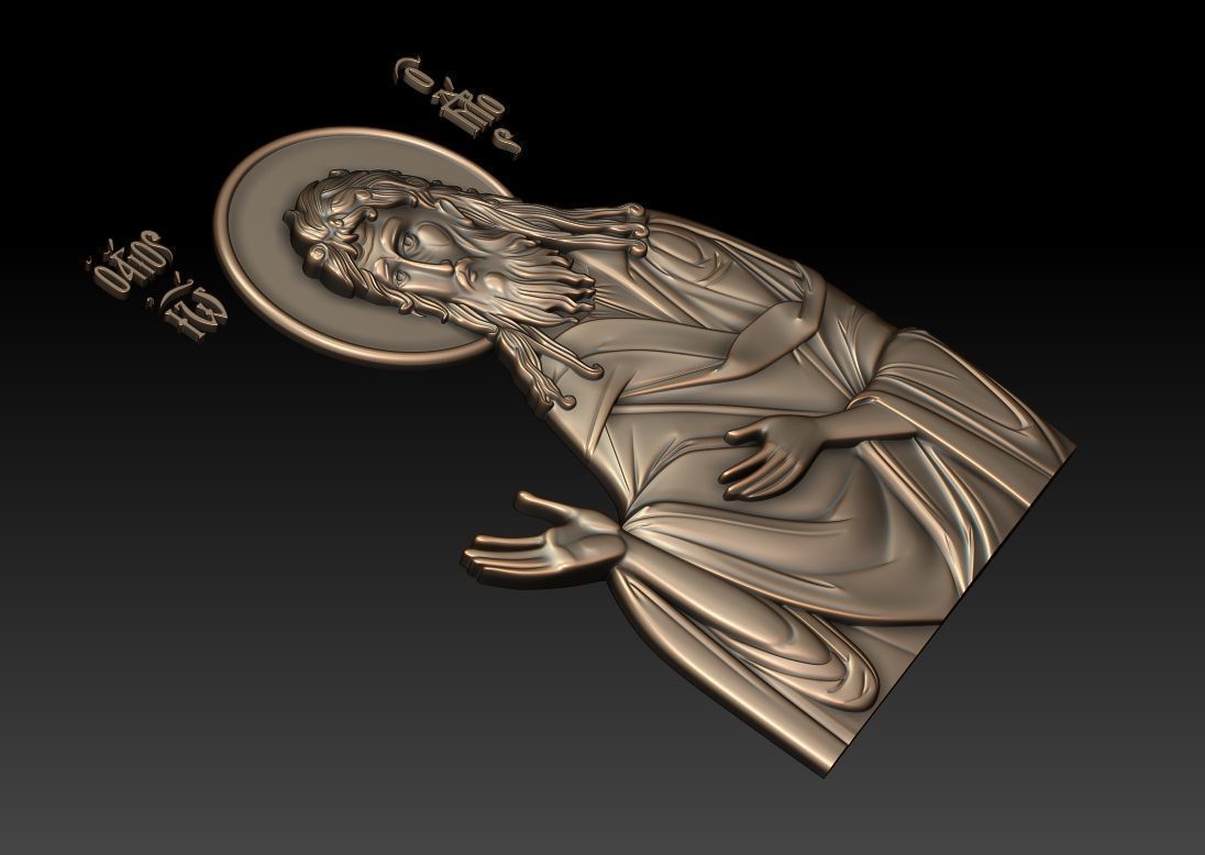 Saint John the Baptist 3D print model_1