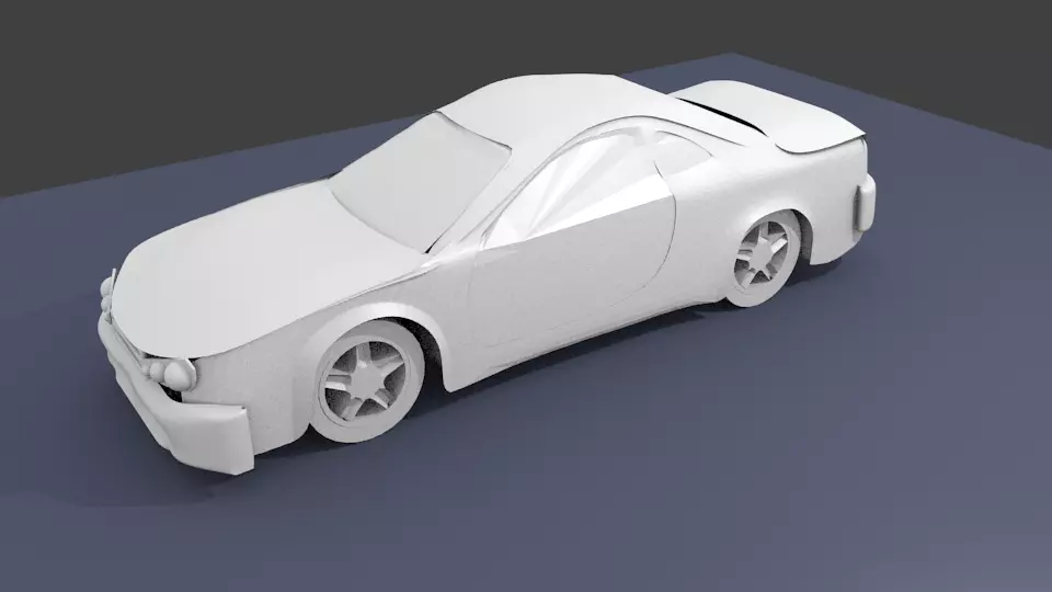 Nonexistent car Free 3D model_0