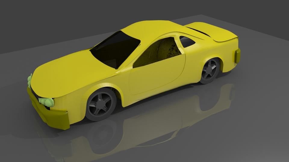 Nonexistent car Free 3D model_1