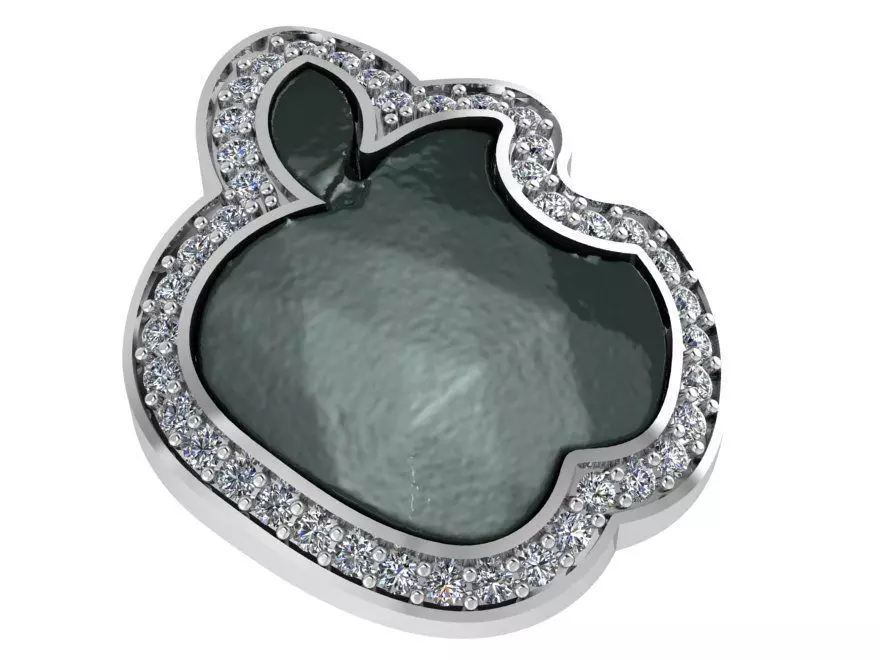 Apple Halo Pendant 1500 3D print model