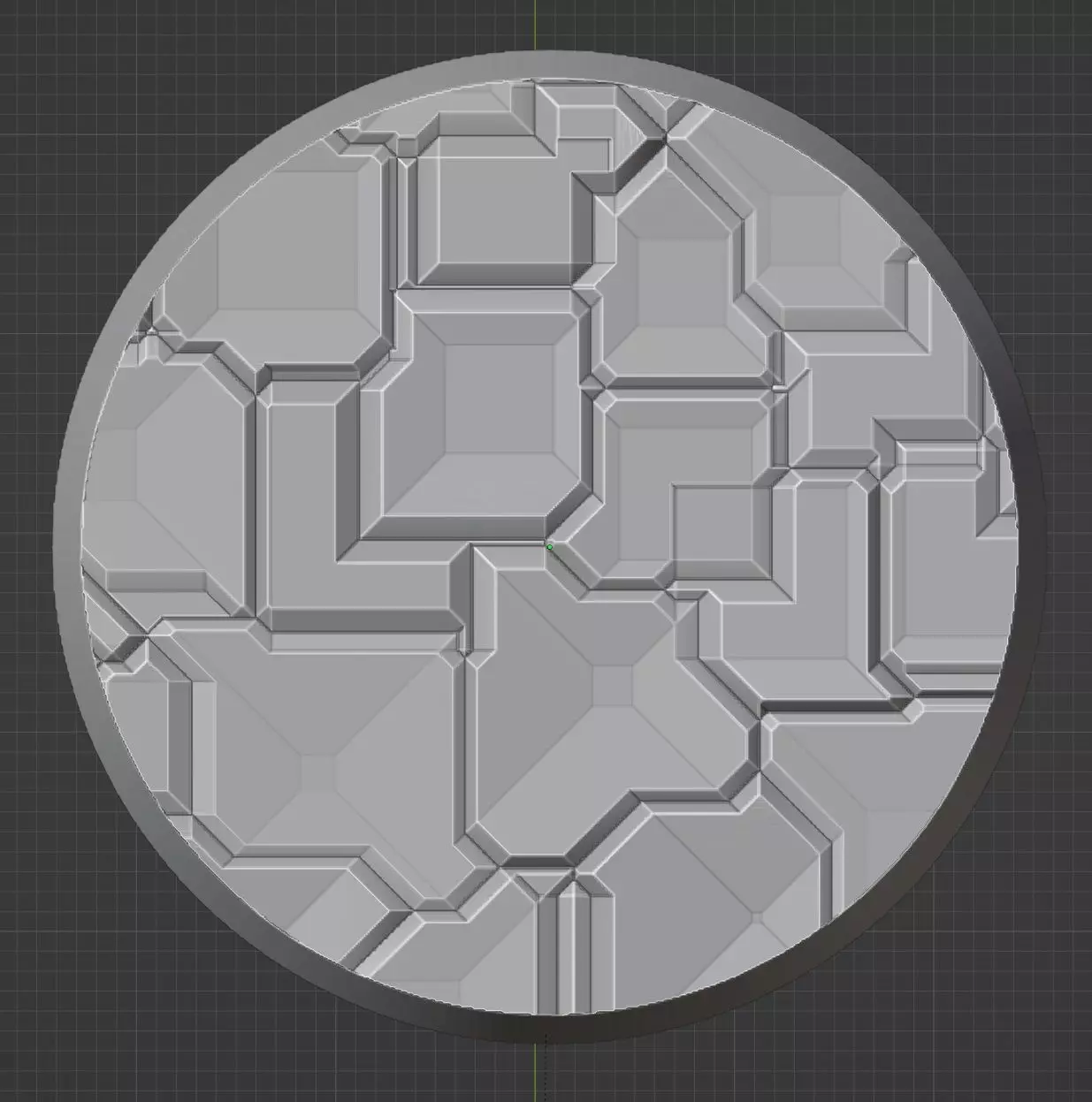 Tech Pattern 1 Base Set  3D print model_0