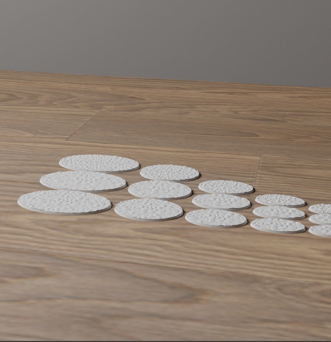 Stylised Cobblestones Base Set 3D print model_2