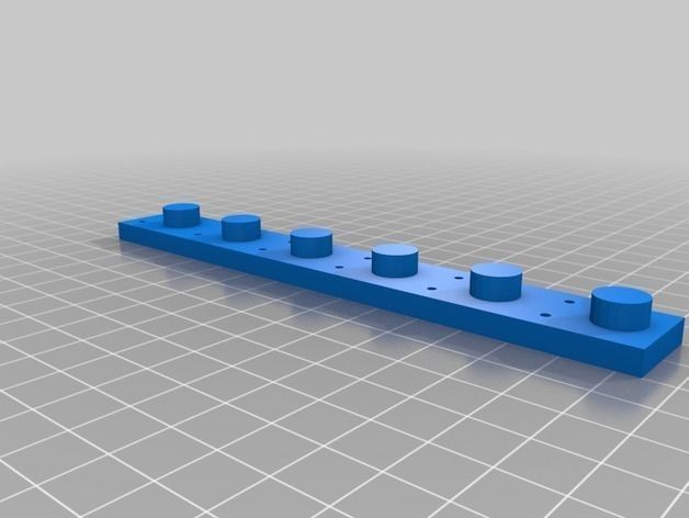 Fender American Standard Tuner Drill Template Texture | CGTrader