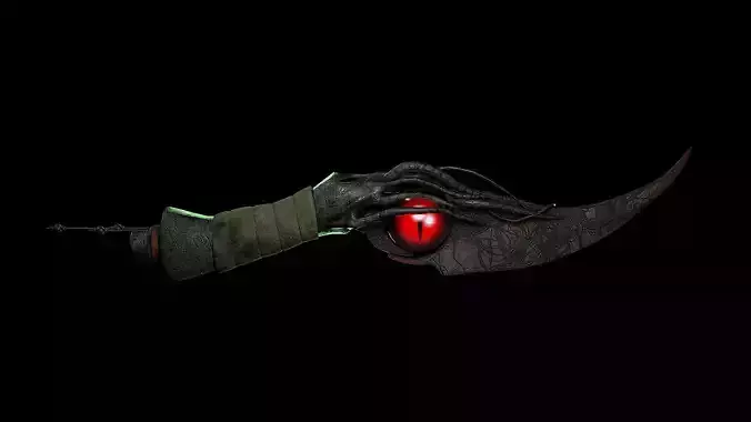 Sacrificial Dagger Low-poly 3D model