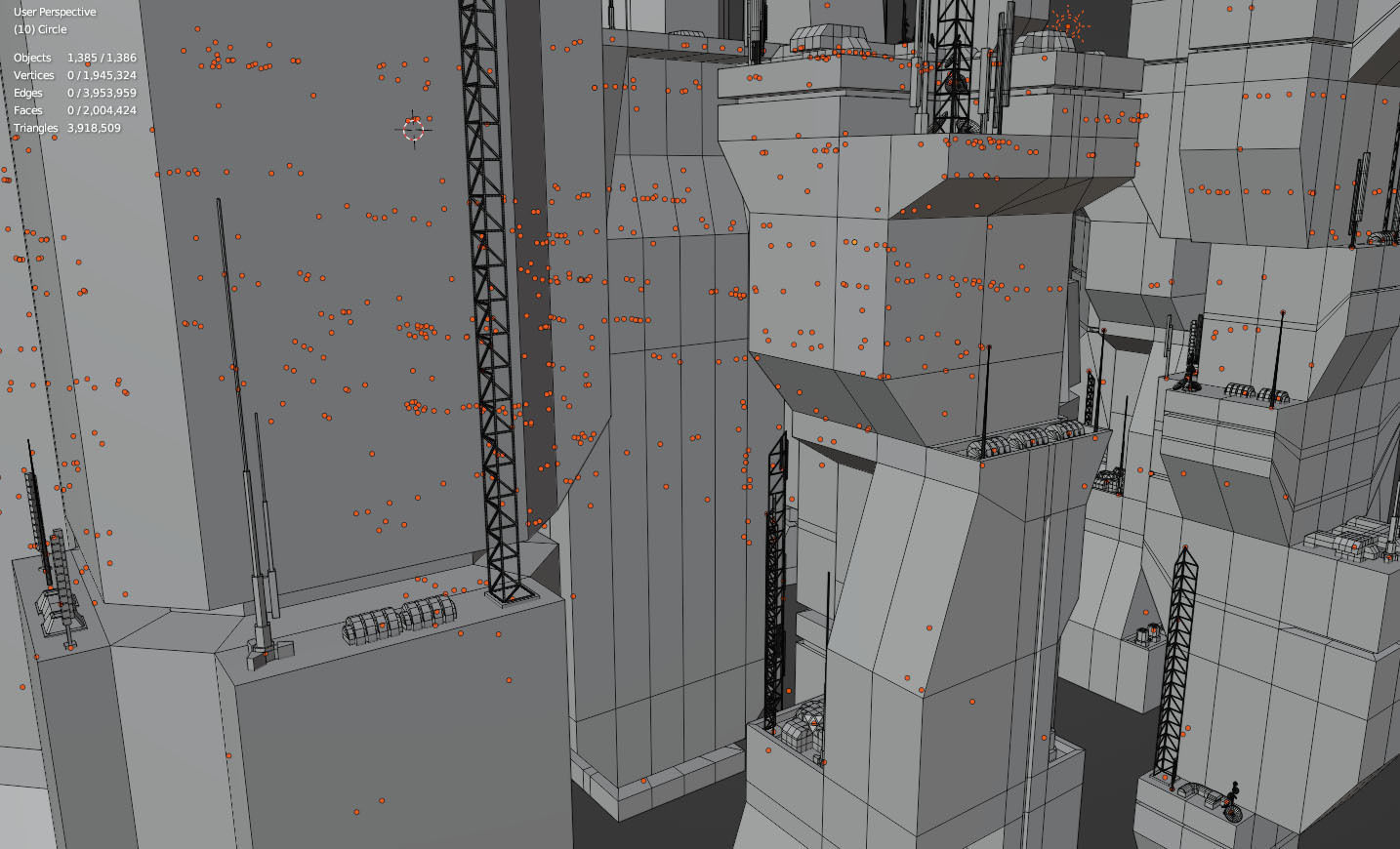 Alien Planet Sci-Fi Fantasy City 3D model_21