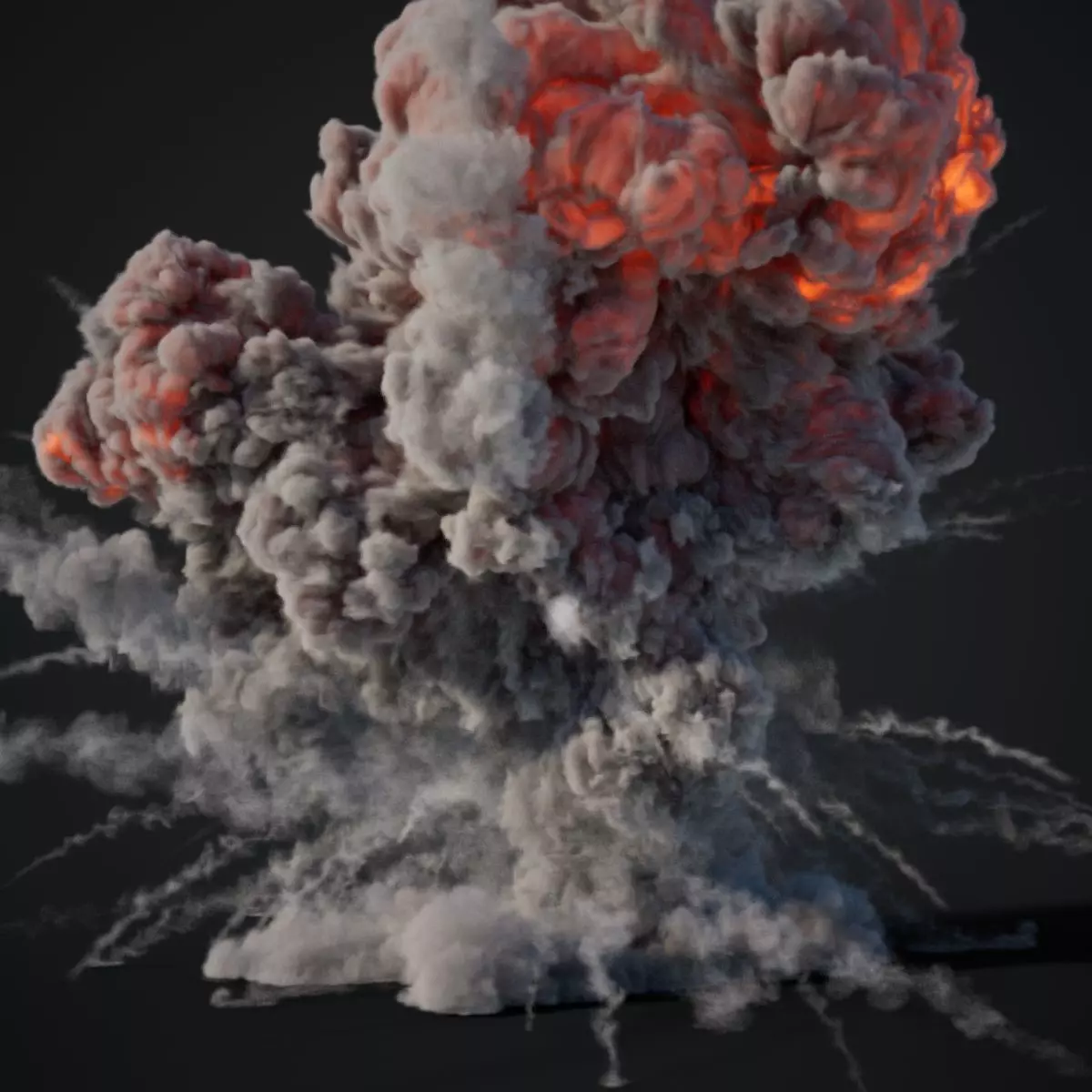 Animated Explosion 9 vol2 3D model_0
