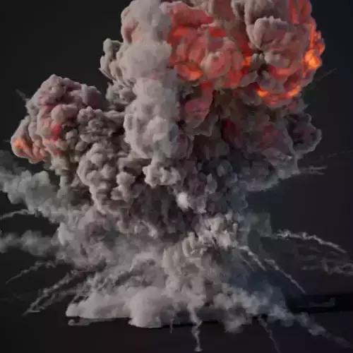 Animated Explosion 9 vol2 3D model