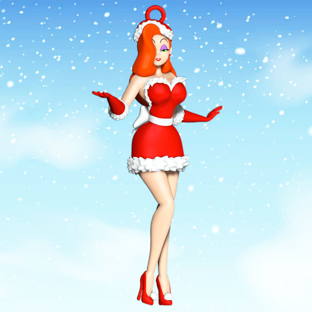 JESSICA RABBIT Christmas Ornament 3D print model_1
