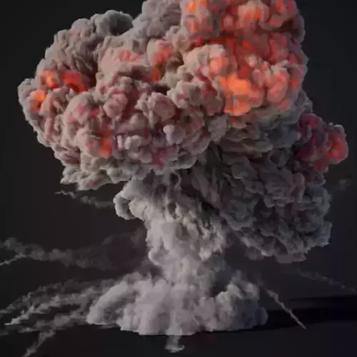 Animated Explosion 8 vol2 3D model