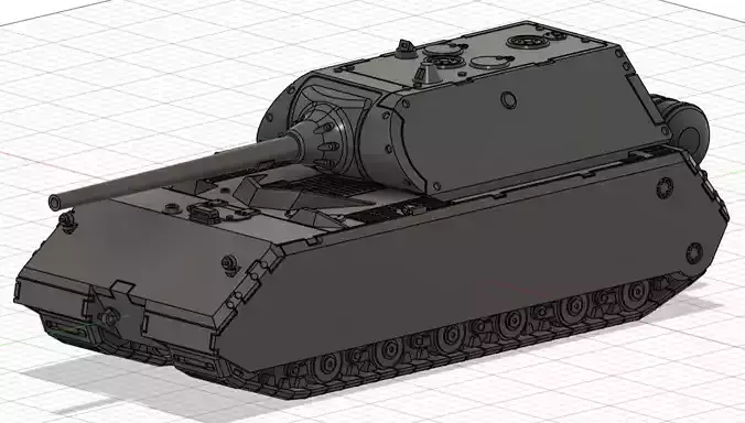 Maus- WW2 German Superheavy Tank 3D print model