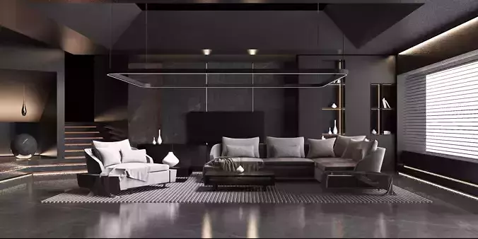 MODERN LIVING ROOM A2