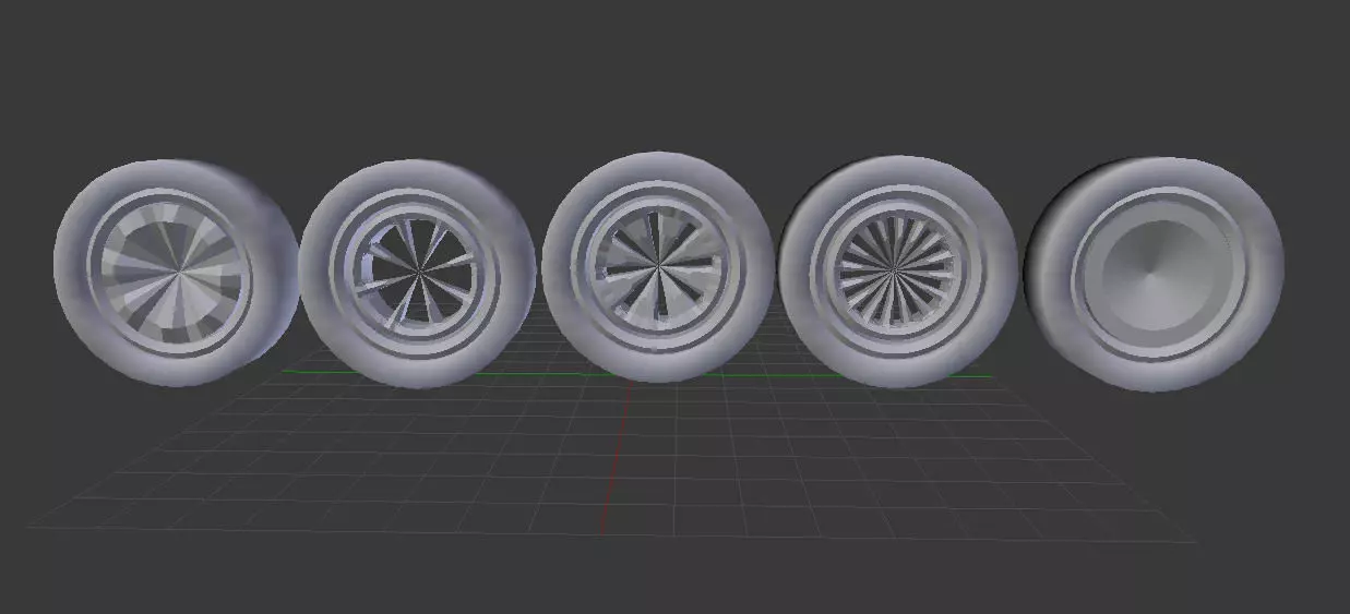 Simple Wheels Free 3D model_0
