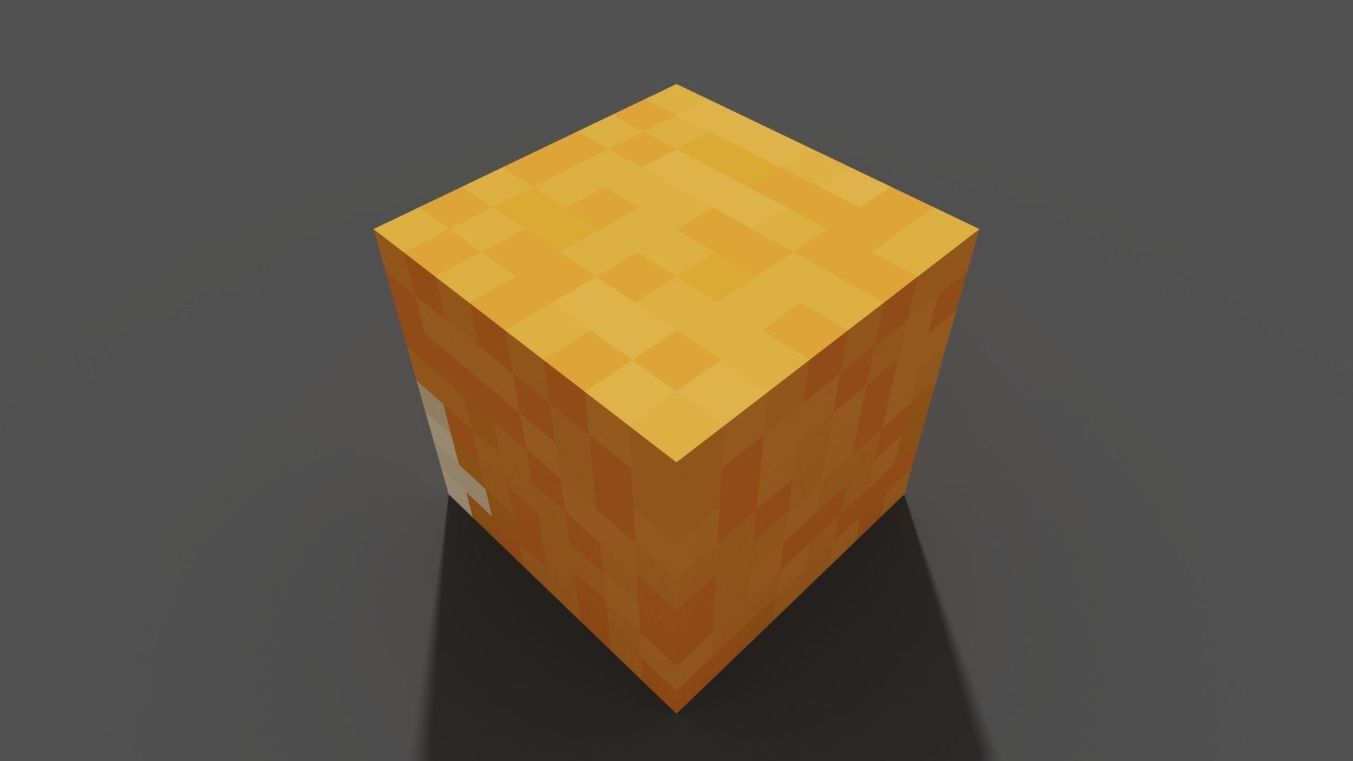 MineCraft Alex head model Low-poly 3D model_4