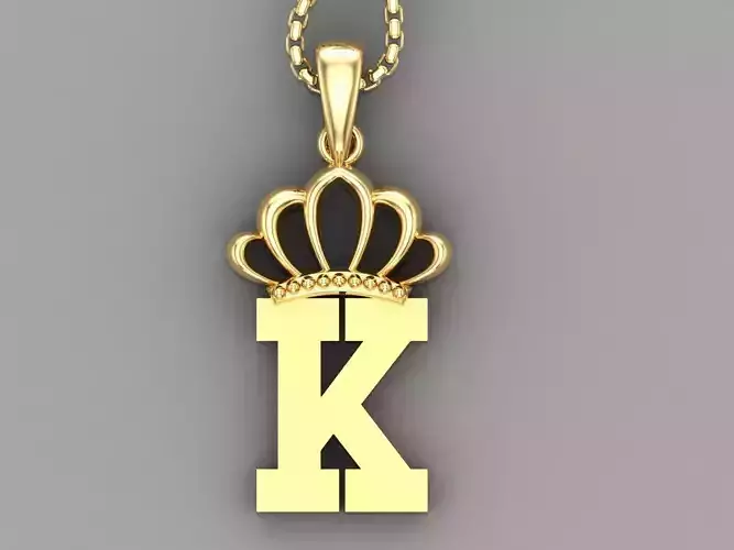 K Crown initail Letter