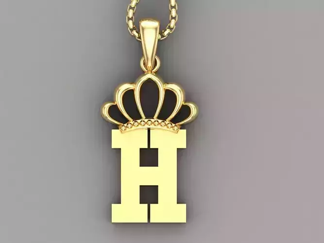 H Crown initail Letter