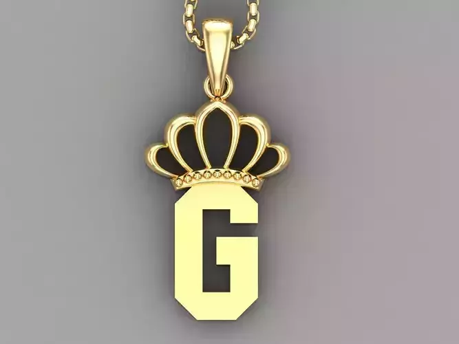 G Crown initail Letter