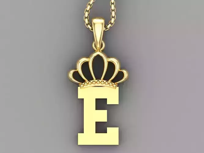 E Crown initail Letter
