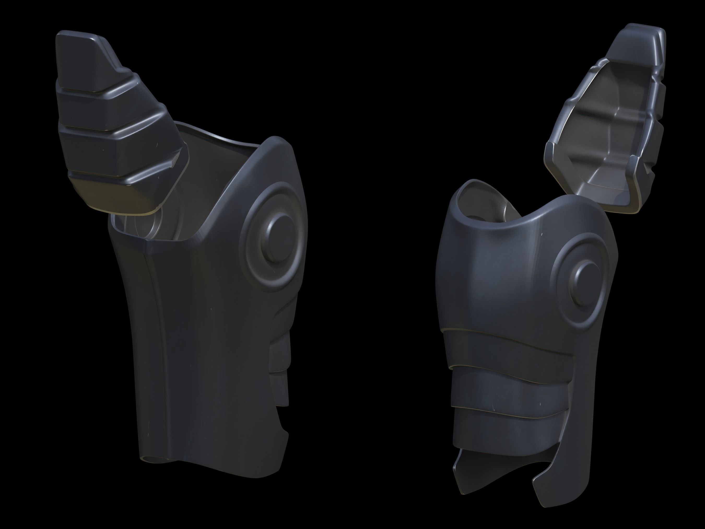 Bat Mando armor 3d print files 3D print model_8