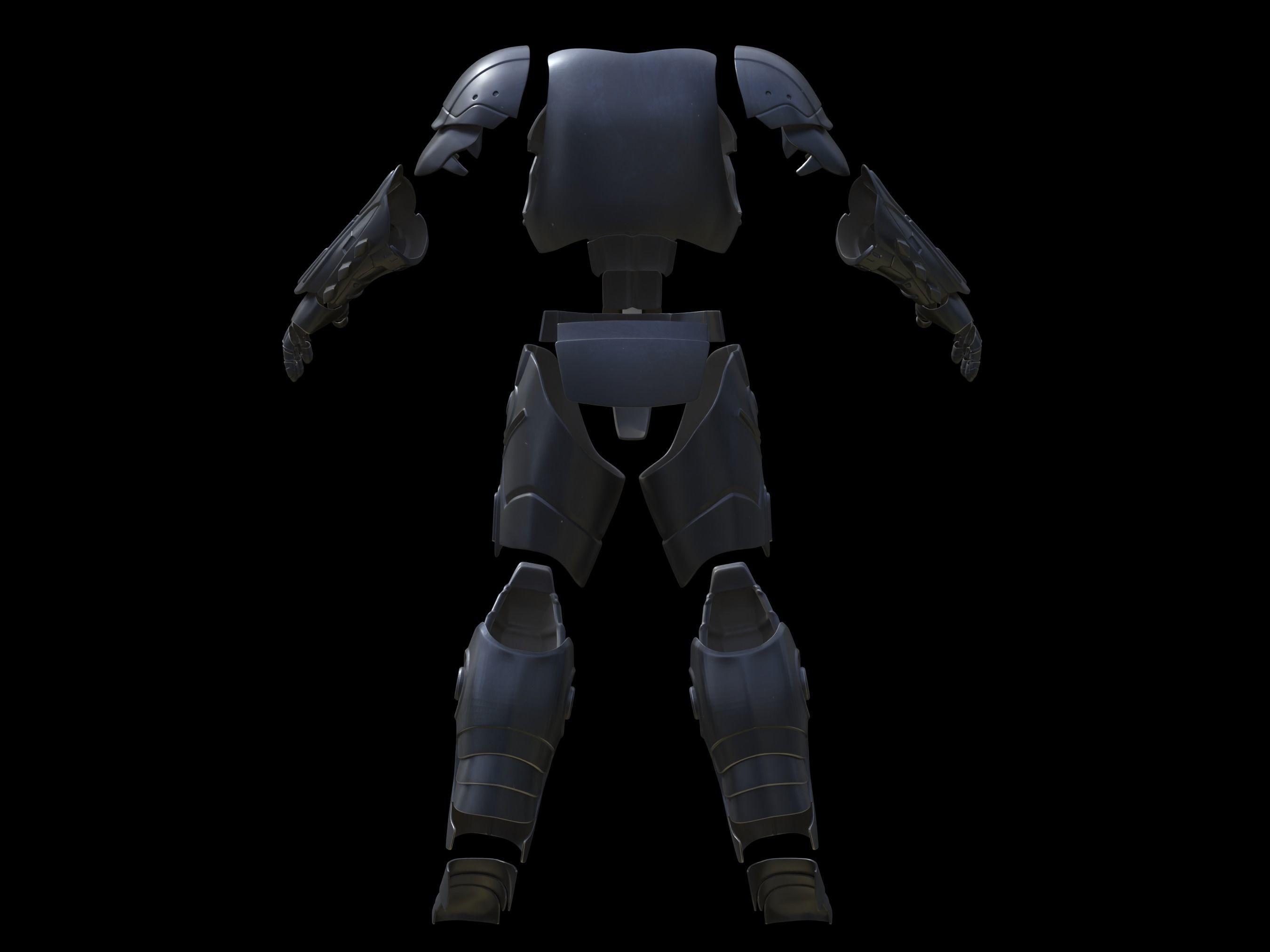 Bat Mando armor 3d print files 3D print model_1